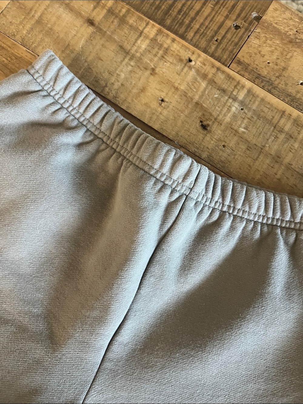 Aritzia Taupe Athletic Fleece Shorts - Picture 3 of 5
